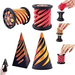 ajitxalr 3 Packs Impossible Cone,Spiral Cone Fidget