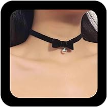[ReinSein]ACC★AURORA BLACK RIBBON NECKLACE Gothic Lolita Bow Choker, Black Satin Ribbon Bow Necklace