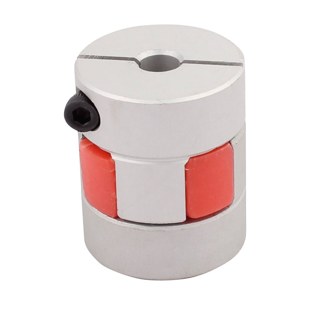 sourcing map 6mm to 8mm Shaft Coupling 30mm Length 25mm Diameter Motor Coupler Aluminum Alloy Joint Connector for DIY Encoder