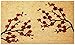 Envelor Coco Coir Doormat, Handwoven Welcome Mat - 18 x 30 x 0.5 Inches - Non-Slip, Cherry Blossom