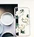 iPhone 6 Plus/6S Plus Case (5.5 inch),Blingy's Cool Transparent Floral Pattern Style Series Soft TPU Clear Case for iPhone 6 Plus/6S Plus (White Camelia)