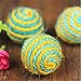 1Pc Cat Pet Sisal Rope Weave Ball Teaser Play Chewing Rattle Scratch Catch Toy Puppy Dog Pet Rope Chew Teeth Cleanning Toy