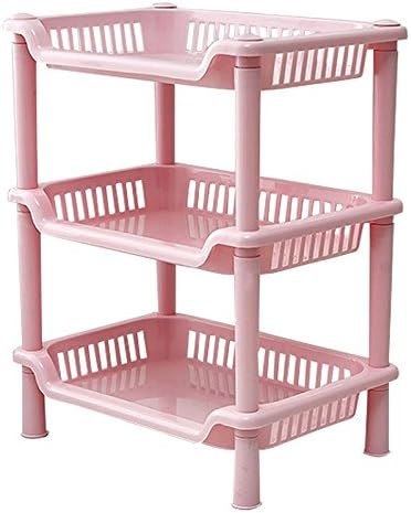 Kitchen Storage Carts Tier Plastic Corner Shelf Storage Shower Bathroom Kitchen Organizer Rack organizer rack kitchen organizer rack cabinet Pink