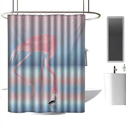 Amazon Com Coolteey Shower Curtains Jellyfish Flamingo