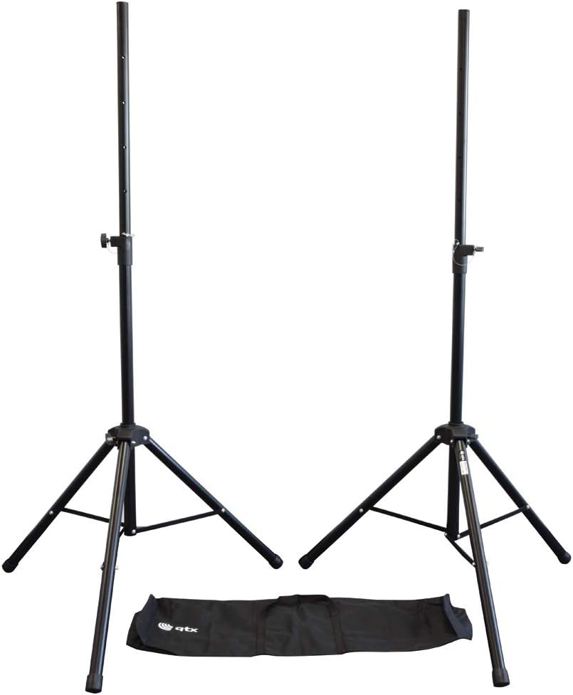 Steel Speaker Stand Kit With Carry Bag Amazon.co.uk Musical Instruments
