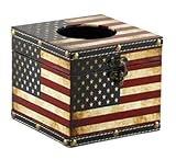 JustNile American Flag Toilet Tissue Box Cover
