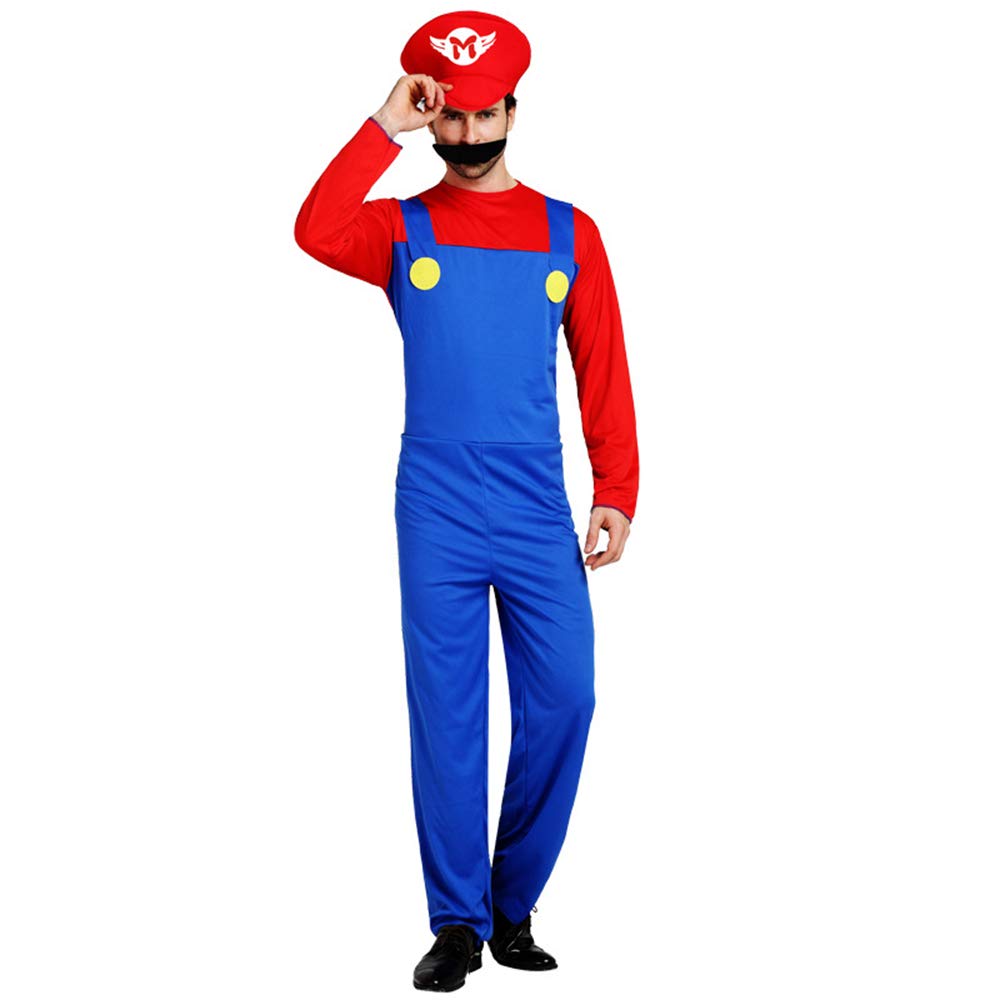 Mua リトルシング Little Thing 子供 大人用 ハロウィン衣装 マリオ と ルイージ コスプレ用衣装 コスチューム なりきり 簡単なりきりお手軽コスチューム 大人 子供 キッズ 110 1cm 大人用レッド 155 165cm Tren Amazon Nhật Chinh Hang 21 Fado