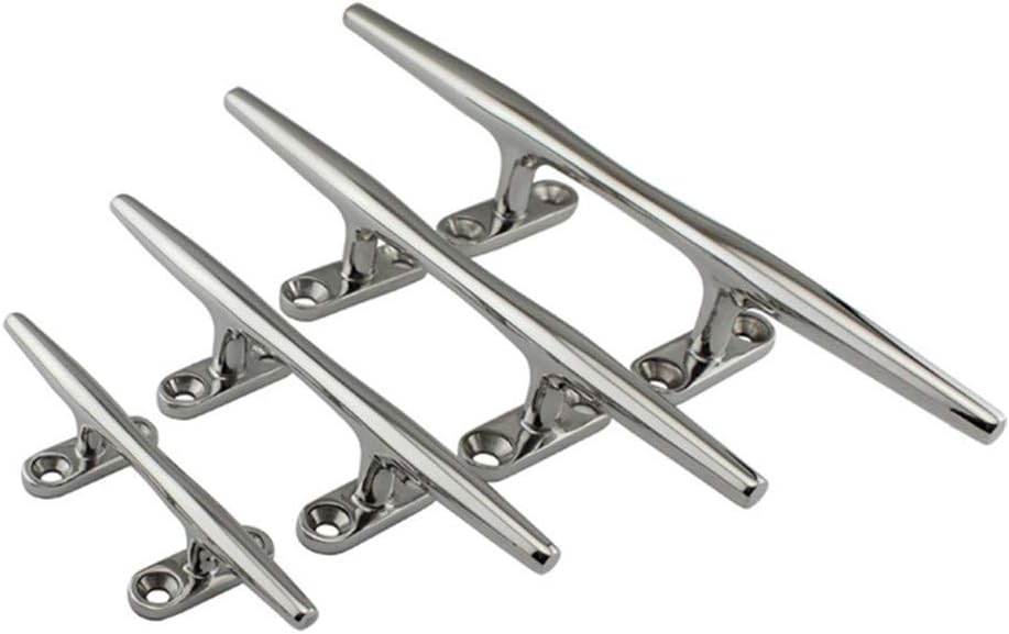Moraphee Open Base Dock Cleat Boat Deck Hardware 316 Stainless Steel Heavy Duty