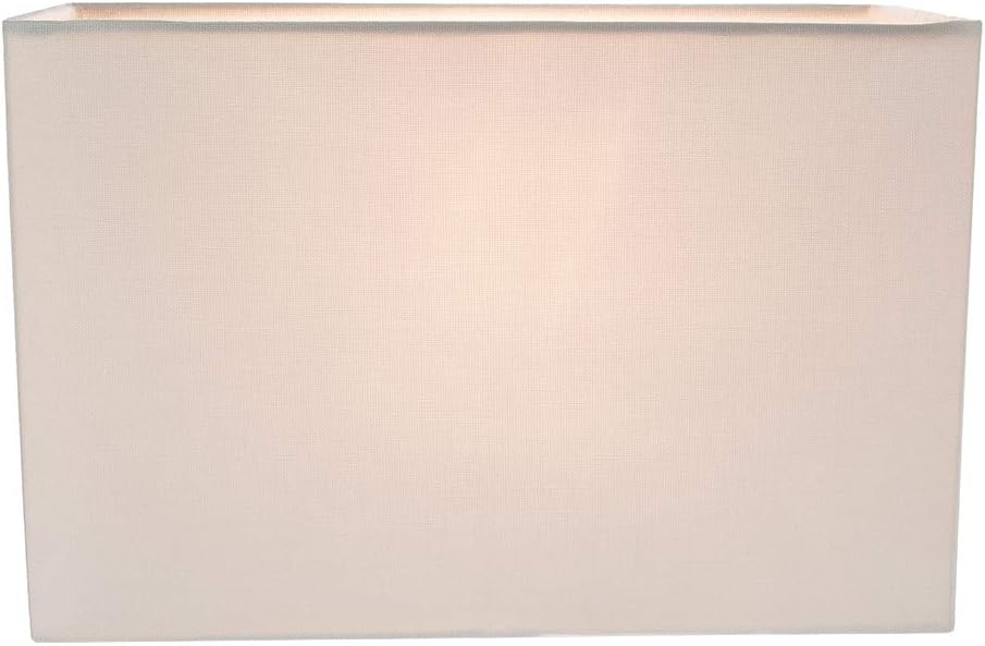 Contemporary and Stylish Dove Grey Linen Fabric Rectangular Lamp Shade for Wall Ceiling or Table - Image 3