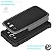 Tekcoo Galaxy S3 Case, (TM) [Tmajor Series] [Gray/Black] Shock Absorbing Hybrid Rubber Plastic Impact Defender Rugged Slim Hard Case Cover Shell for Samsung Galaxy S3 S III I9300 GS3 All Carriers