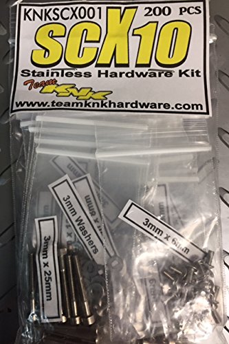 Team KNK Axial SCX10 Stainless Hardware Kit (200 PCS) KNKSCX001
