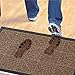 Outdoor Rubber Doormat for Front Door Heavy Duty Outside Shoes Scraper Floor Door Mat for Porch Garage Decor High Traffic Non Slip Entrance Rug Low Profile Green Welcome Carpet Home Decor 18