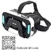 VICTONY 3D VR headset, 3D virtual reality Glasses Movie Game0id ,Microsoft& PC phones Series within 4.5-6.0inches.(V-ZB)