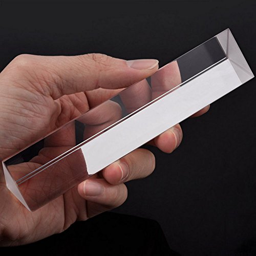 51SVM%2BlgOyL Mribo Optical Glass Triangular Prism, 6 Inches Crystal Rainbow Maker for Photography Science Experiments Physics… - Image 5