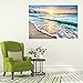 Mi Alma 3D Removable Vinyl Wall Mural Stickers Vinyl Stickers Wall Art – Wide Variety of Tropical Beaches – Easy to Apply Simply Peel & Stick – Incomparably Durable Wallpaper Ocean Sunset