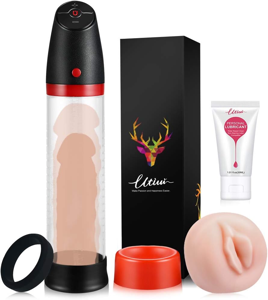 Amazon Com Penis Vacuum Pump Utimi Male Rechargeable Automatic