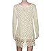 Creazy® Women Long Sleeve Shirt Lace Blouse Slim Knitwear Tops T-Shirt (L)