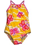 Baby Bunz - Baby Girls 1 Piece Flowers and Dot Swimsuit