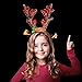 LED Rudolph Reindeer Antlers Headband