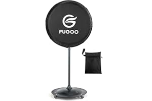 FUGOO Heavy Duty Waterproof Outdoor Fan Cover for 30 Inch Pedestal and Wall Mount Fans, Black, 420D Material, Dustproof Protection