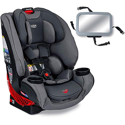 Britax One4Life Clicktight All-in-One Convertible Car Seat – Drift with Backseat Mirror