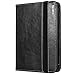 Kindle 7th Gen Case - Poetic Kindle 7th Gen Case [SlimBook Series] - [Slimfit] [Professional] PU Leather Slim Folio Case for Amazon Kindle 7th Gen Black (3 Year Manufacturer Warranty from Poetic)