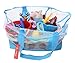 WODISON Oversized Summer Beach Mesh Tote Bag Portable Toy Organizer Quick-Dry Blue