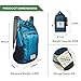 4Monster Hiking Daypack,Water Resistant Lightweight Packable Backpack for Travel Camping Outdoor (Blue, 24L)