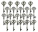 Salome Idea 20PCS Assorted Large Vintage Skeleton Keys (2 Styles) - 3 1/4