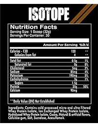 Redcon1 Isotope 100% aislante de proteína de suero, RC1-ISOCHO960, 1
