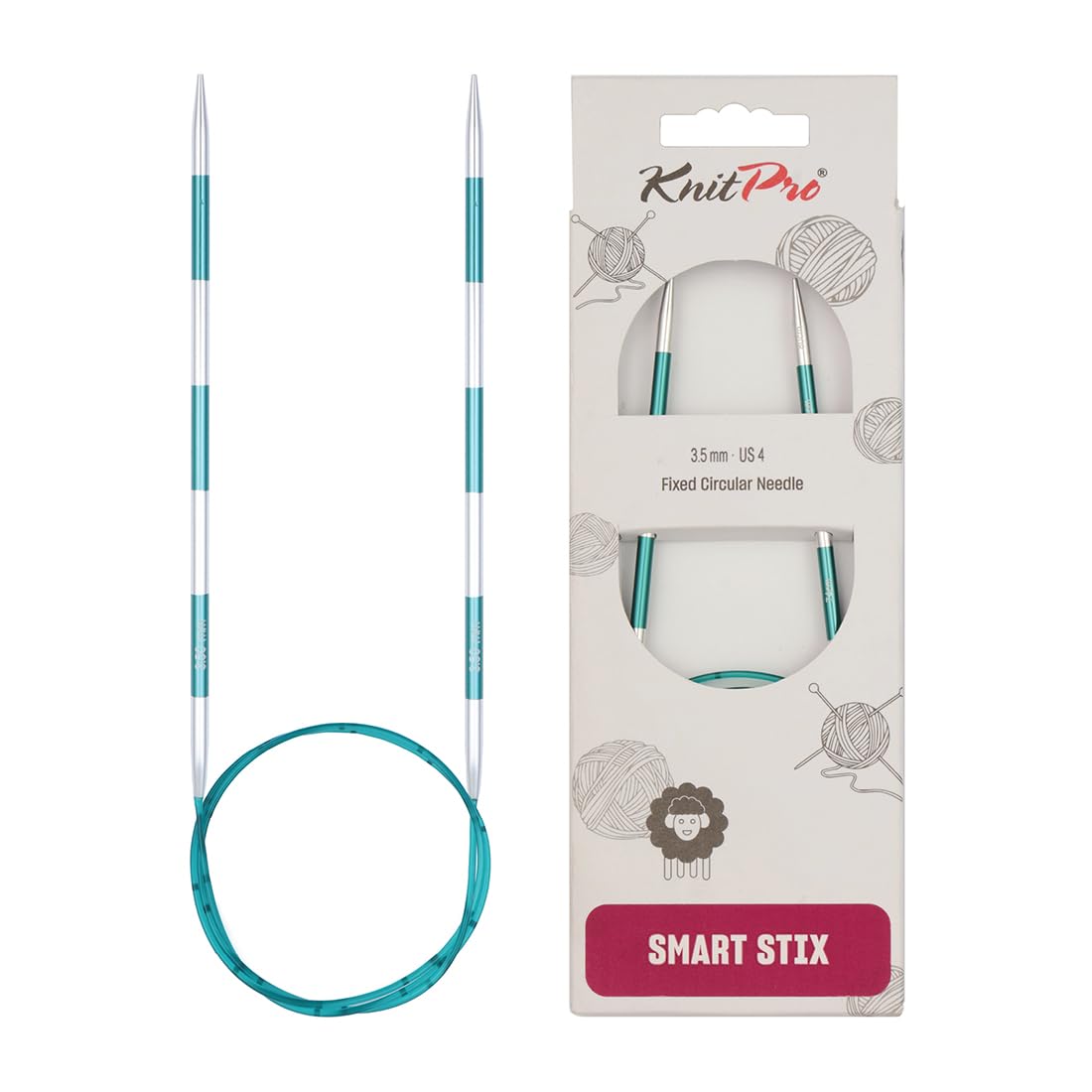 KnitPro Smartstix Fixed Circular Needles 32" (80cm) | 3.50mm — image 1