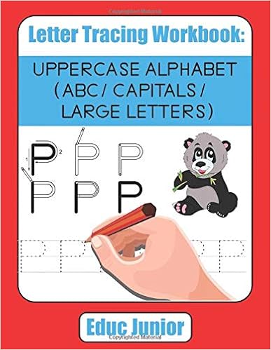 Letter Tracing Workbook Uppercase Alphabet Abc Capitals Large Letters Junior Educ 9781089212621 Amazon Com Books