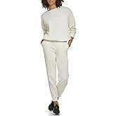 Tommy Hilfiger Women's Crewneck Bungee Waist Pullover Sweatshirt