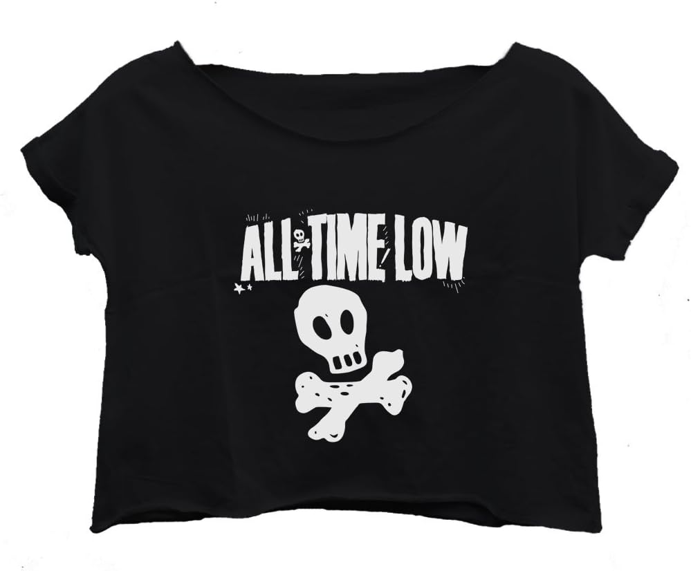 Lockeroom7 Women's All Time Low T-Shirt Crop Top Tee Shirt
