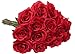 AmyHomie Artificial Flowers Wreath Bouquet Fake Flowers Home Wedding Decoration for Bridal Wedding Bouquet,Birthday Bunch Hotel Party Garden Floral Fall Decor