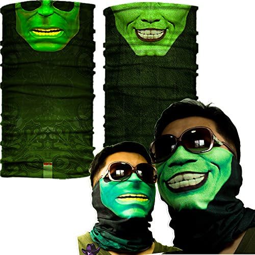 The Mask Green UV Protection Fishing Mask Scarf Bandana Headband Headwear A1516