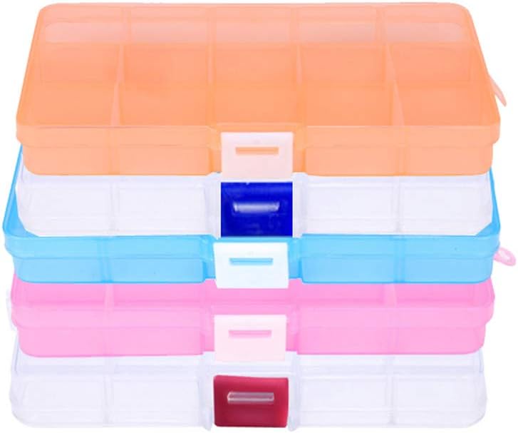 5 PCS Plastic Small Organizer Container Box with Lid