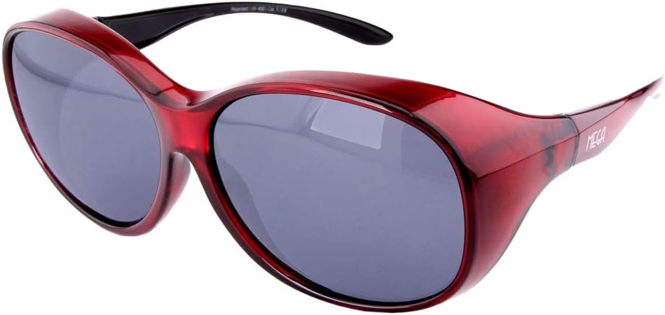 Mega red overhead sunglasses