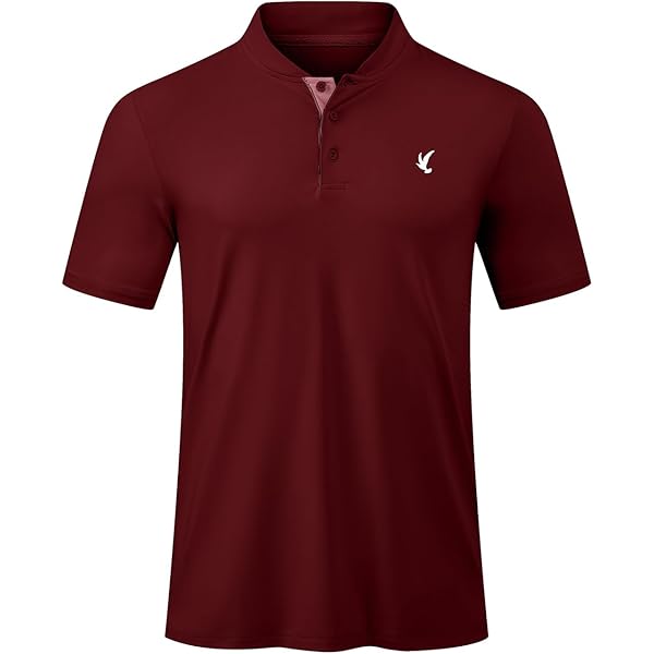 KORALHY Short Sleeve Sports Golf Shirts V Neck Golf Apparel