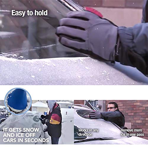 Meethome Round Windshield Ice Scraper, Magic Cone-Shaped Car Windshield Ice Scraper, Car Snow Removal Shovel Tool