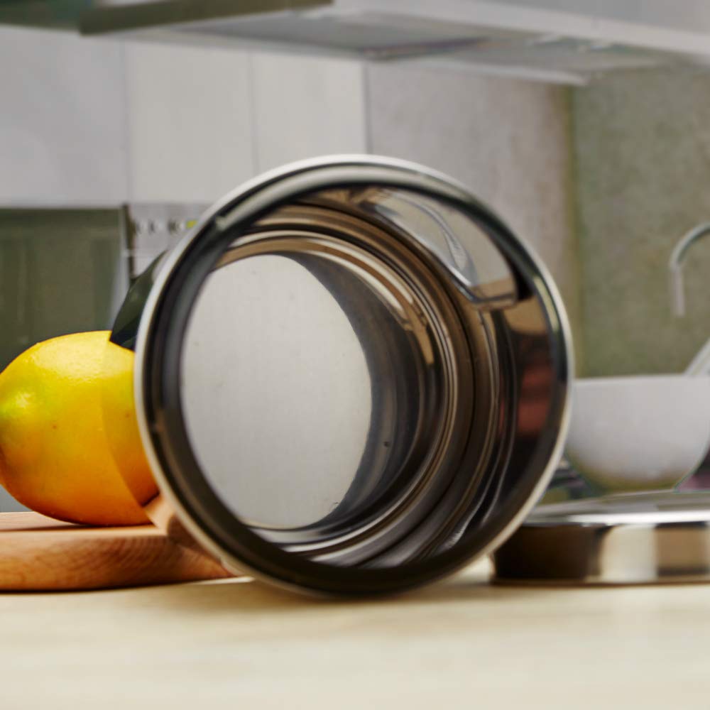Juego de 3 recipientes de Almacenamiento de Alimentos con Tapas