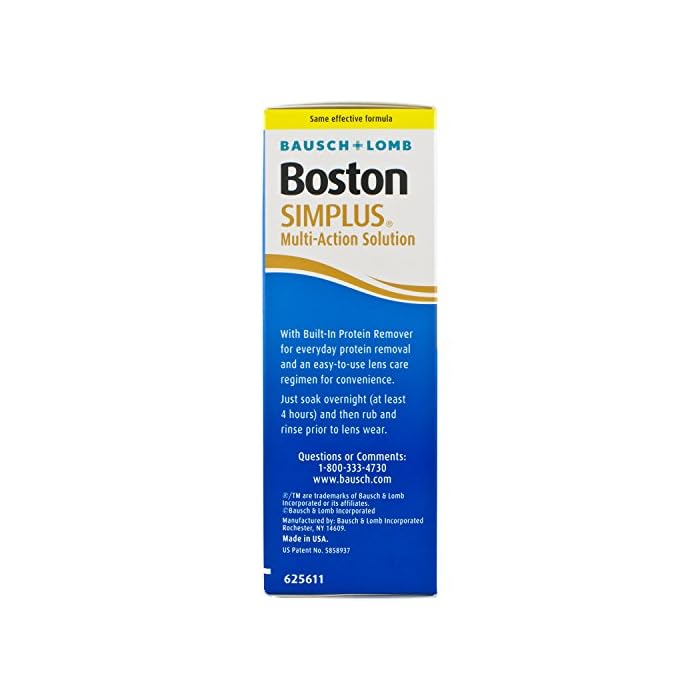 Contact Lens Solution by Boston Simplus, for Gas Permeable Contact