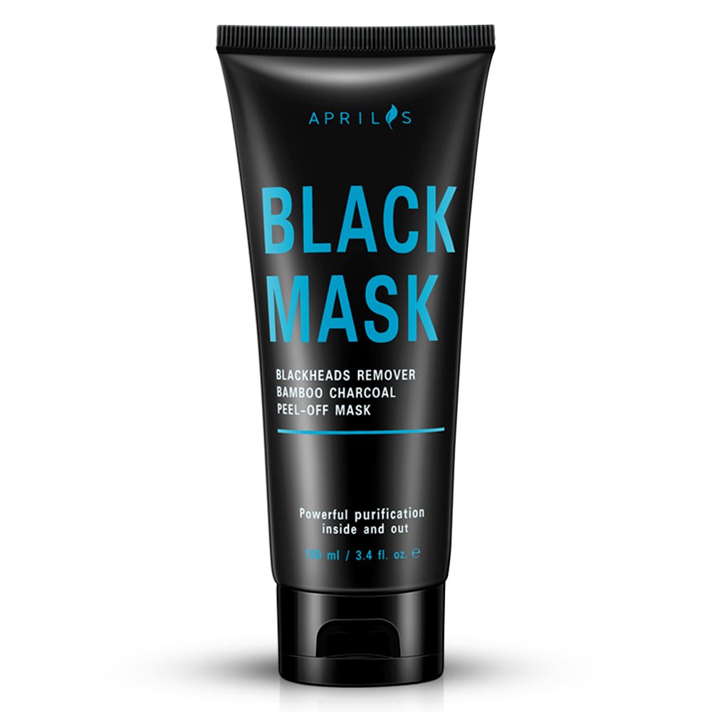 Blackhead Remover Mask, Peel off Mask with Bamboo Charcoal, Black Mask for Nose and Face Deep Pores Cleansing and Oil Control, Painless & Easy to Strip, 100 ml / 3.4 fl.oz