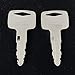 QTMY 2 Pack Key 91A07-01910 A5160 for Mitsubishi CAT Forklift