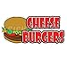CHEESEBURGERS I Concession Decal trailer cheese burger
