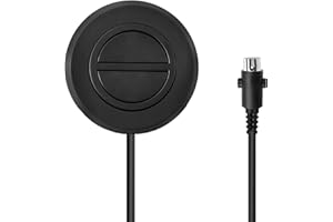 SZAWINLI Electric Recliner Switch,2 Button Round Hand Control Handle,5 Pin Plug Fixed Power Recliner, Lift Chair,Electric Sofa Manua Controller Replacement Stand