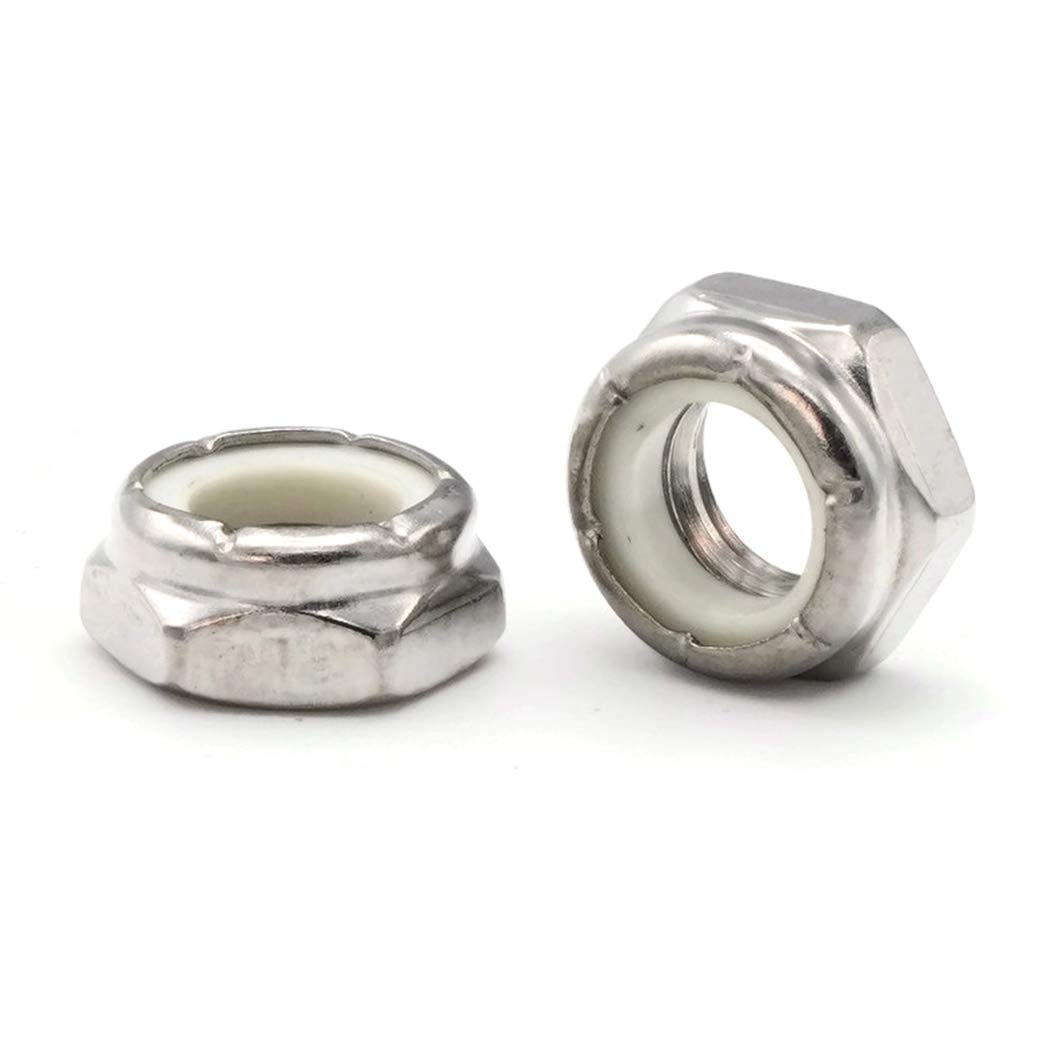 thumbnail image 2 of 2x 9/16-12 Hex Jam Nuts – 18-8 Stainless Steel, Thin/Half Nut, 9/16x12 2 of 5