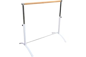 Artan Balance Ballet Barre Portable for Home or Studio, Height Adjustable Bar for Stretch, Pilates, Dance or Active Workouts, Single or Double Bar, Kids and Adults