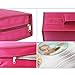 Yamde 128 Capacity Classic CD/DVD case Wallet, Storage,Holder,Booklet,Cases Binder (Rosa)