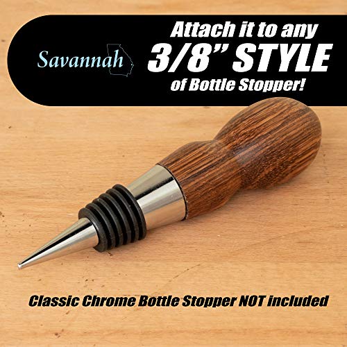 1-x-8-tpi-Bottle-Stopper-Chuck-with-Pilot-Hole-Drill-Bit-Designed-To-Mount-A-Bottle-Stopper-Blank-To-Your-Lathe-Without-Using-A-Jaw-Chuck-For-use-with-38-x-16tpi-Bottle-Stoppers